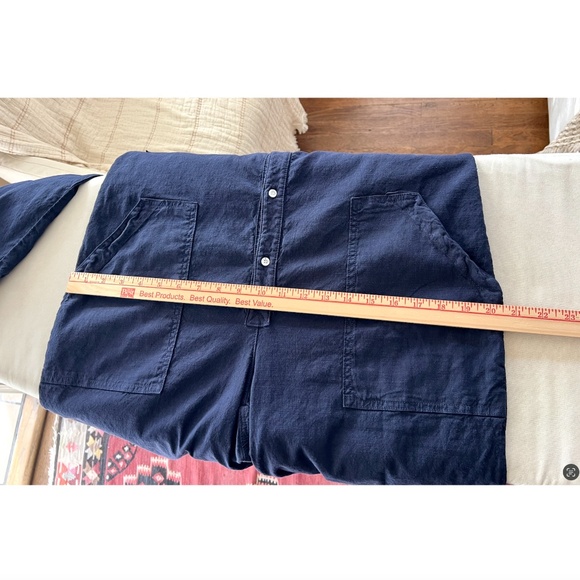 FRANK & EILEEN Northern Ireland Playsuit in Navy - M - Picture 13 of 16